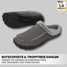 Lade das Bild in den Galerie-Viewer, OrthoBare - ergonomische und schmerzlindernde Barfuß - Hausschuhe