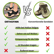 Lade das Bild in den Galerie-Viewer, OrthoFinn - ergonomische schmerzlindernde Sandalen - Unisex
