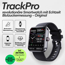 Lade das Bild in den Galerie-Viewer, TrackPro - Gesundheitsuhr mit zertifizierter Blutzuckermessung (2025) - Original - Sonderaktion 1+1 Gratis