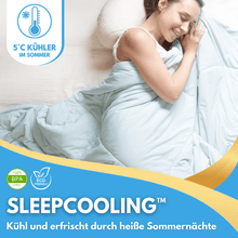 Lade das Bild in den Galerie-Viewer, SleepCooling - Kühlende Decke für kühlere Nächte im Sommer