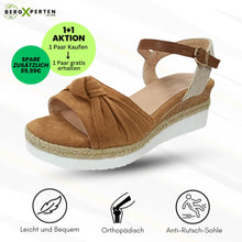 Lade das Bild in den Galerie-Viewer, OrthoLuna - orthopädische schmerzlindernde Sandalen für mehr Komfort - Sonderaktion 1+1 Gratis