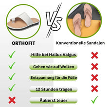 Lade das Bild in den Galerie-Viewer, Orthofit - ergonomische schmerzlindernde Sandalen