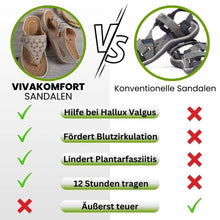 Lade das Bild in den Galerie-Viewer, VivaKomfort - ergonomische & rutschfeste Sandalen zur Schmerzlinderung