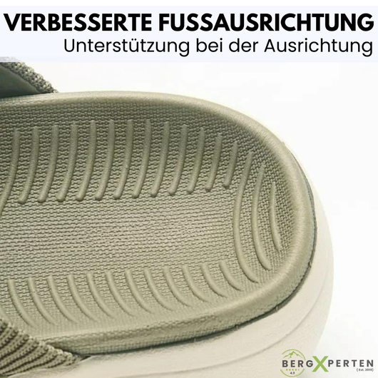 Orthocomfort - patentierte, orthopädische Sandalen für Schmerzlinderung