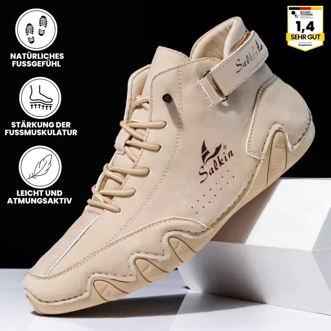 Alpaka - orthopädische, wasserdichte & rutschfeste Leder-Barfußschuhe für Schwangerschaft & Nachgeburt