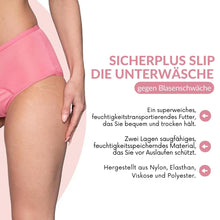 Lade das Bild in den Galerie-Viewer, SicherPlus Slip - Inkontinenz-Unterwäsche gegen Blasenschwäche
