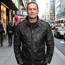 Lade das Bild in den Galerie-Viewer, Falco - Hochwertige Lederjacke
