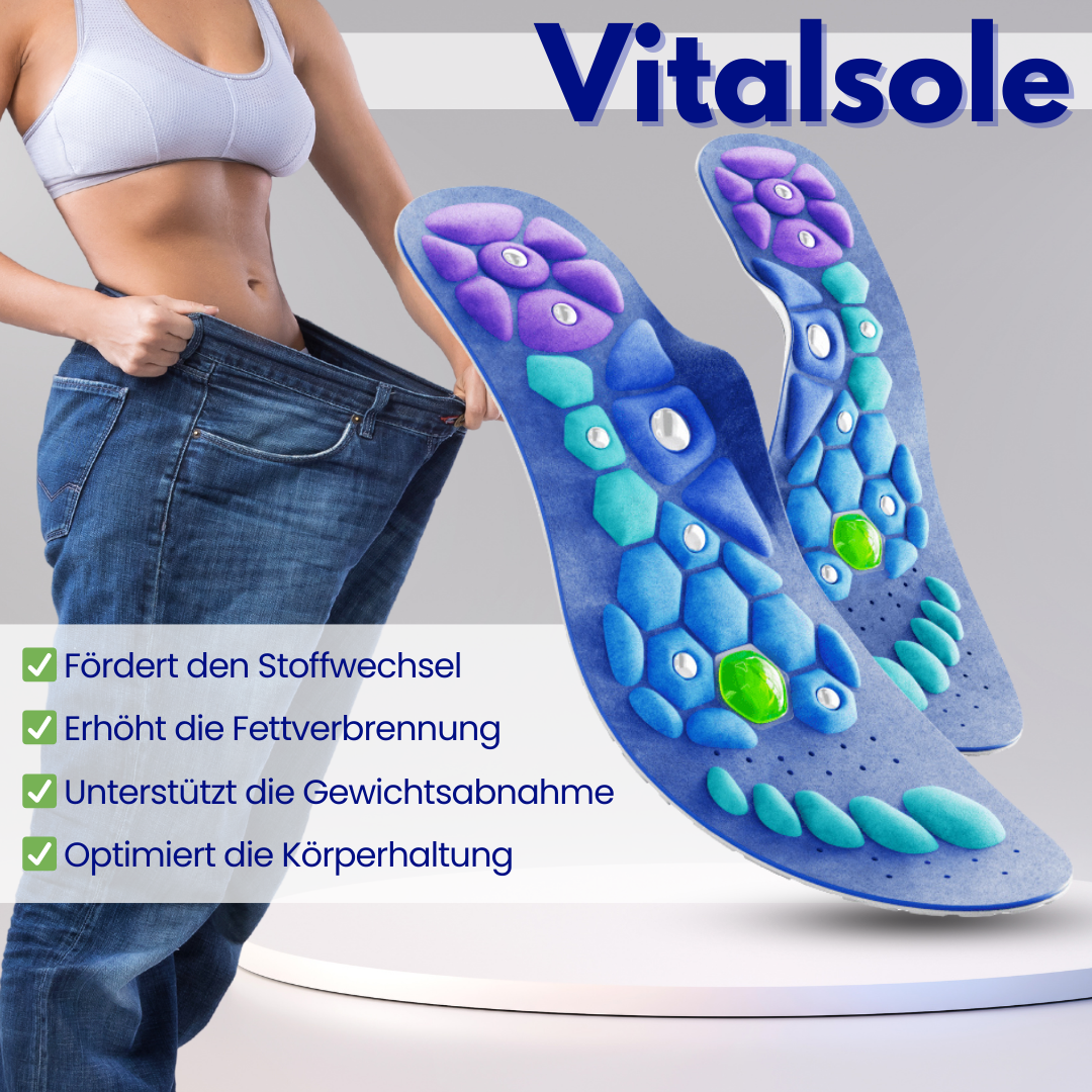 VitalSole - Einlegesohlen für mehr Energie & Unterstützung beim Abnehmen