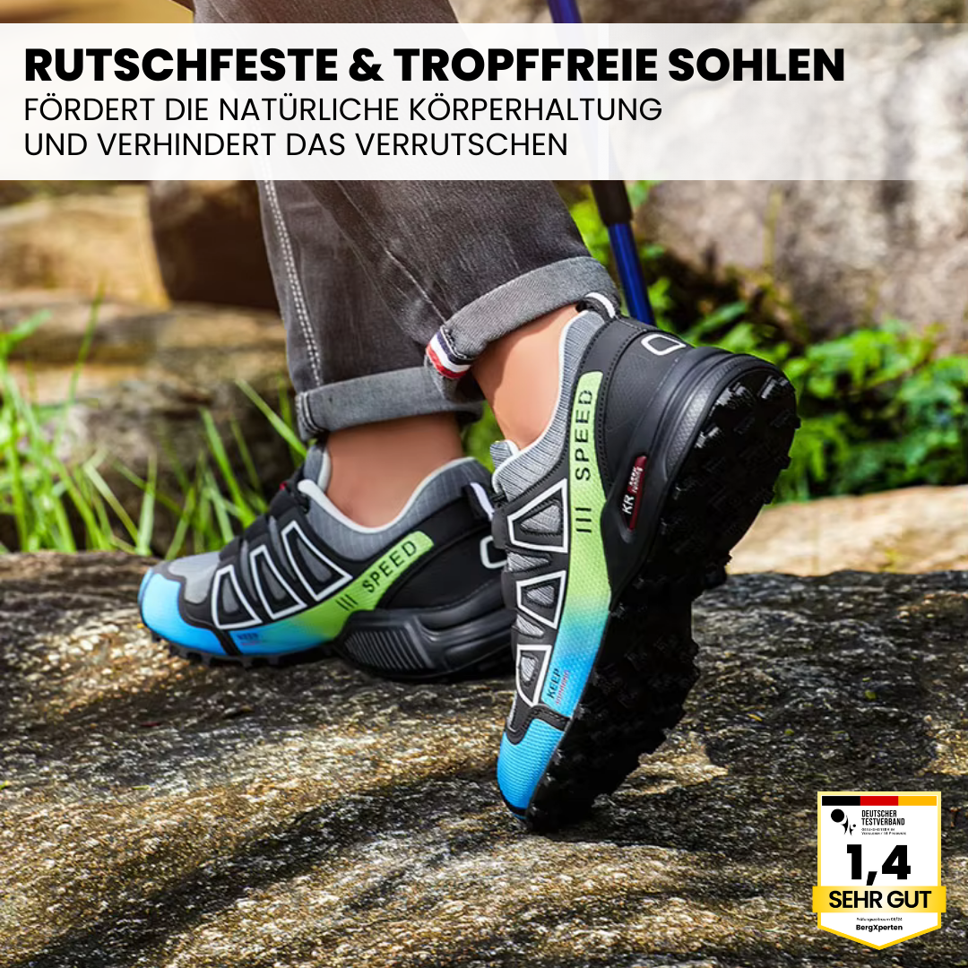 OrthoTrekking - ergonomischer schmerzlindernder Trekking u. Wanderschuh