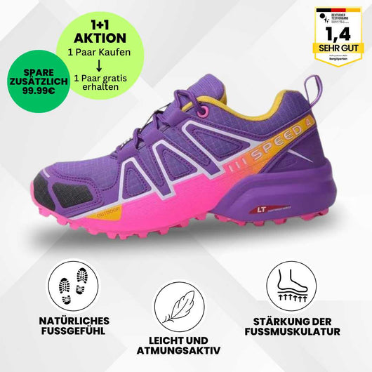 OrthoTrekking IV - ergonomische schmerzlindernde Trekking u.- Wanderschuhe (2025) - Sonderaktion 1+1 Gratis