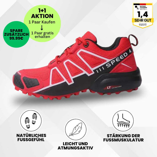 OrthoTrekking IV - ergonomische schmerzlindernde Trekking u.- Wanderschuhe (2025) - Sonderaktion 1+1 Gratis