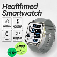 Lade das Bild in den Galerie-Viewer, Healthmed Gesundheits-Smartwatch - zur Überwachung von Blutzucker - Sonderaktion 1+1 Gratis
