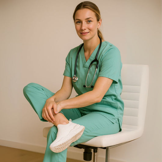 VivaCare+ ergonomische & rutschfeste Schmerzlinderungs-Schuhe für lange Schichten