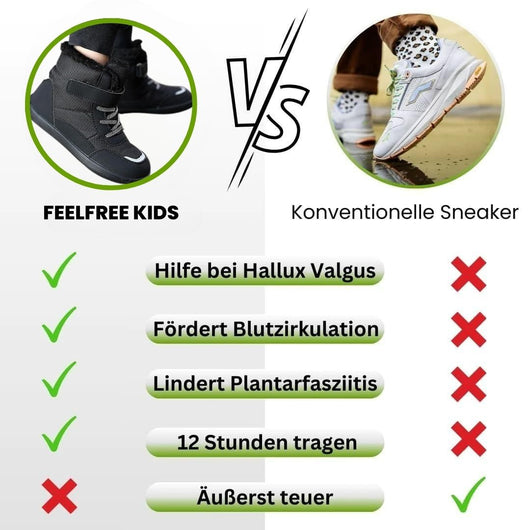 FeelFree Kids - ergonomische & wasserdichte Barfußschuhe für Kids