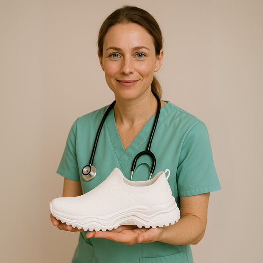 VivaCare+ ergonomische & rutschfeste Schmerzlinderungs-Schuhe für lange Schichten