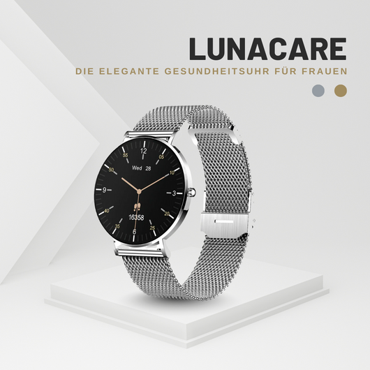 LunaCare Vital- elegante Gesundheitsuhr für das Wohlbefinden von Frauen