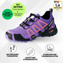 Lade das Bild in den Galerie-Viewer, OrthoTrekking - ergonomische schmerzlindernde Trekking u.- Wanderschuhe - (1+1  Gratis)
