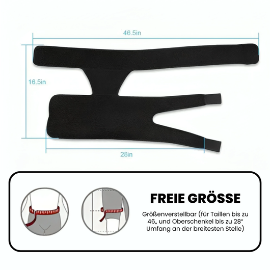 IschiaCare - orthopädische Bandage zur Behebung von Ischiasschmerzen - Einheitsgröße