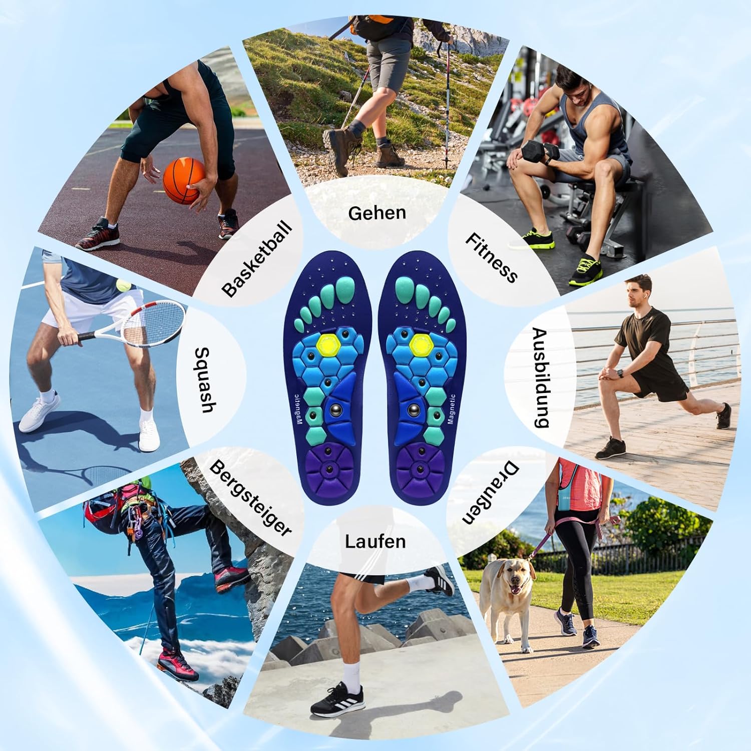 VitalSole - Einlegesohlen für mehr Energie & Unterstützung beim Abnehmen