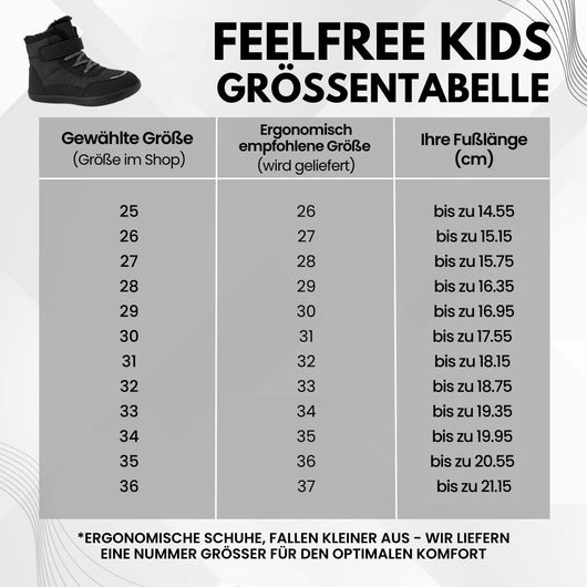 FeelFree Kids - ergonomische & wasserdichte Barfußschuhe für Kids