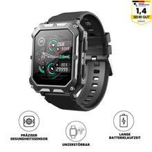 Lade das Bild in den Galerie-Viewer, AirForce Health K52 - die unzerstörbare Smartwatch mit Echtzeit Herzfrequenzmesser, Blutdruck-/Sauerstoff-Tracker
