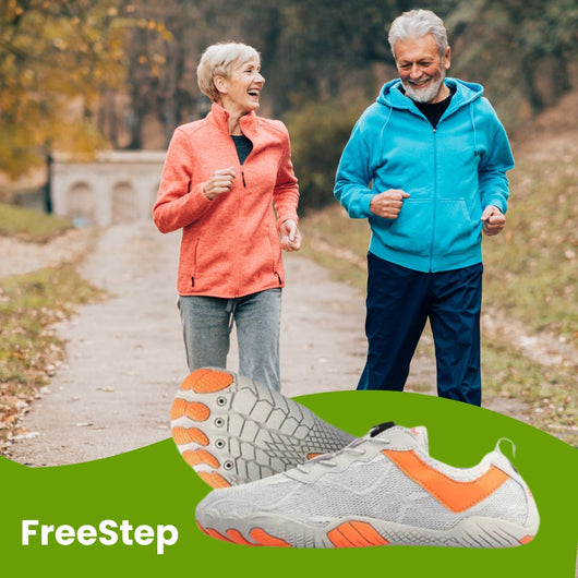 FreeStep  – Gesunde & rutschfeste Barfußschuhe für sicheres, gelenkschonendes Gehen für Senioren