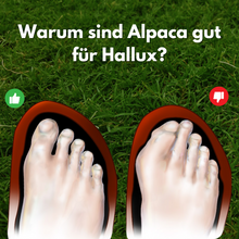 Lade das Bild in den Galerie-Viewer, Alpaca Hallux  – ergonomische &amp; schmerzlindernde Hallux Valgus Leder-Barfußschuhe
