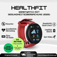 Lade das Bild in den Galerie-Viewer, HealthFit - Gesundheits u.-Fitness-Smartwatch (2025) - Sonderaktion 1+1 Gratis
