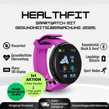 Lade das Bild in den Galerie-Viewer, HealthFit - Gesundheits u.-Fitness-Smartwatch (2025) - Sonderaktion 1+1 Gratis
