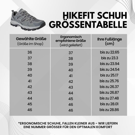 HikeFit - Ergonomische, wasserdichte & rutschfeste Wanderschuhe