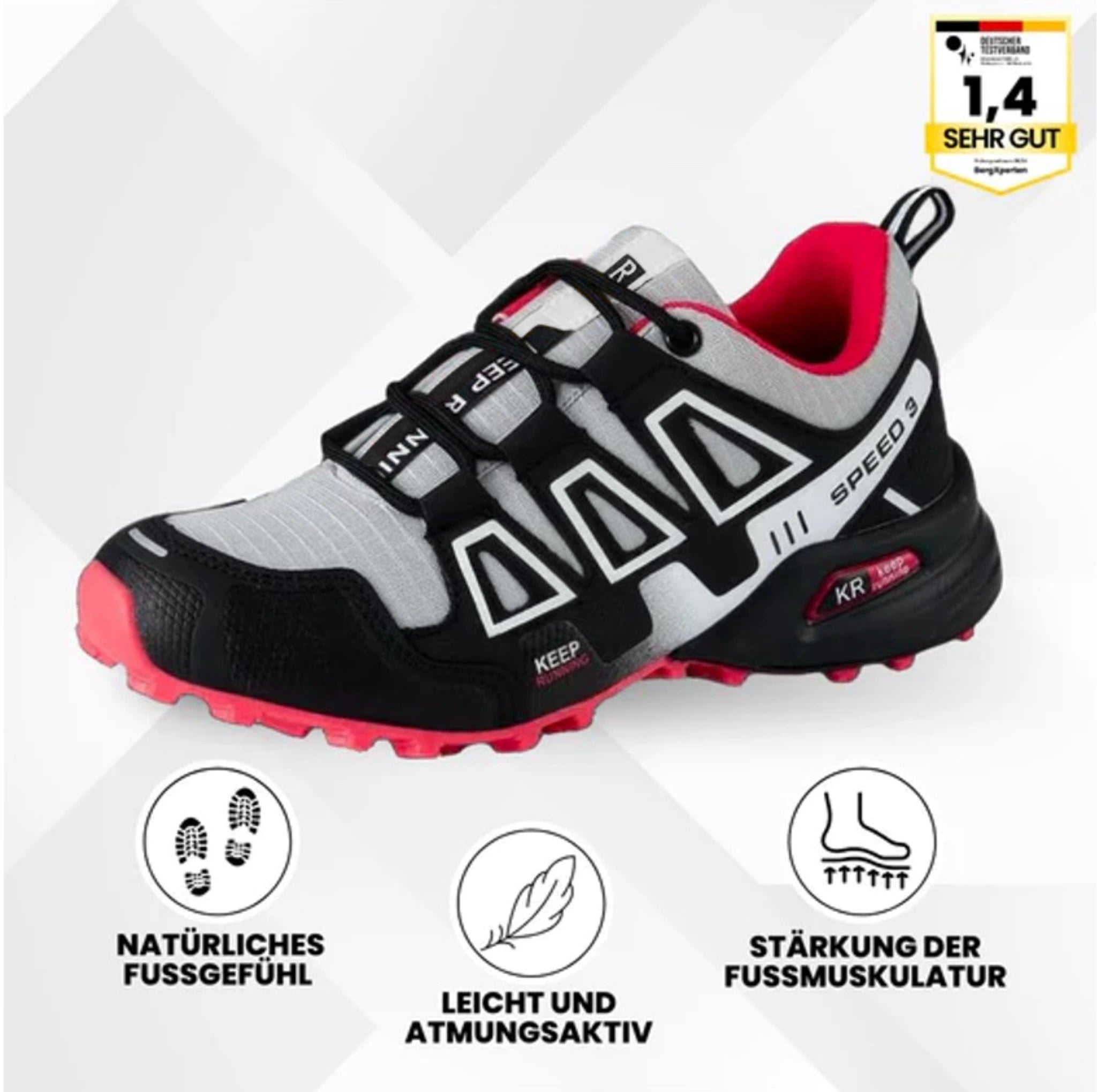 OrthoTrekking - ergonomischer schmerzlindernder Trekking u. Wanderschuh