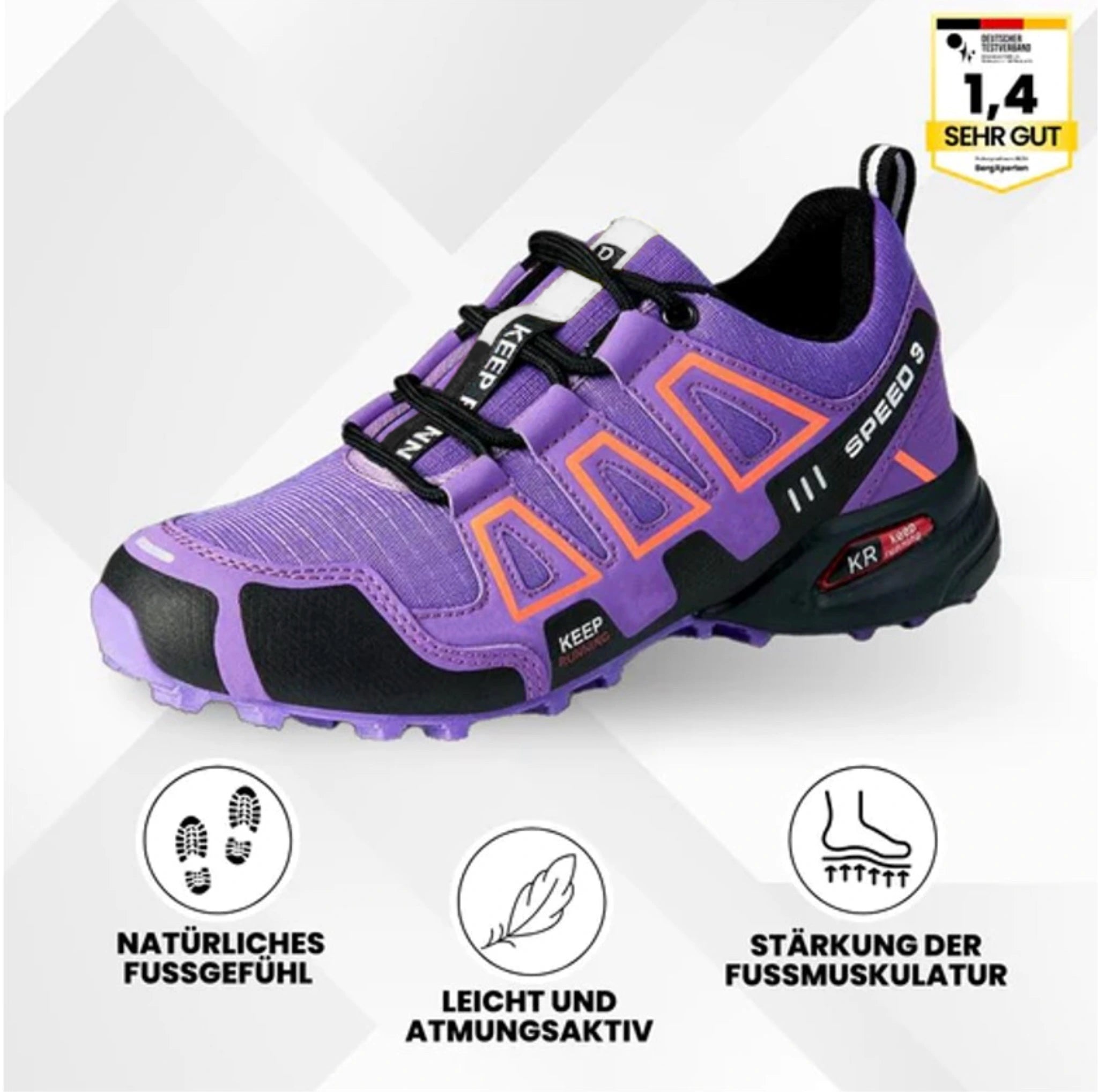 OrthoTrekking - ergonomischer schmerzlindernder Trekking u. Wanderschuh