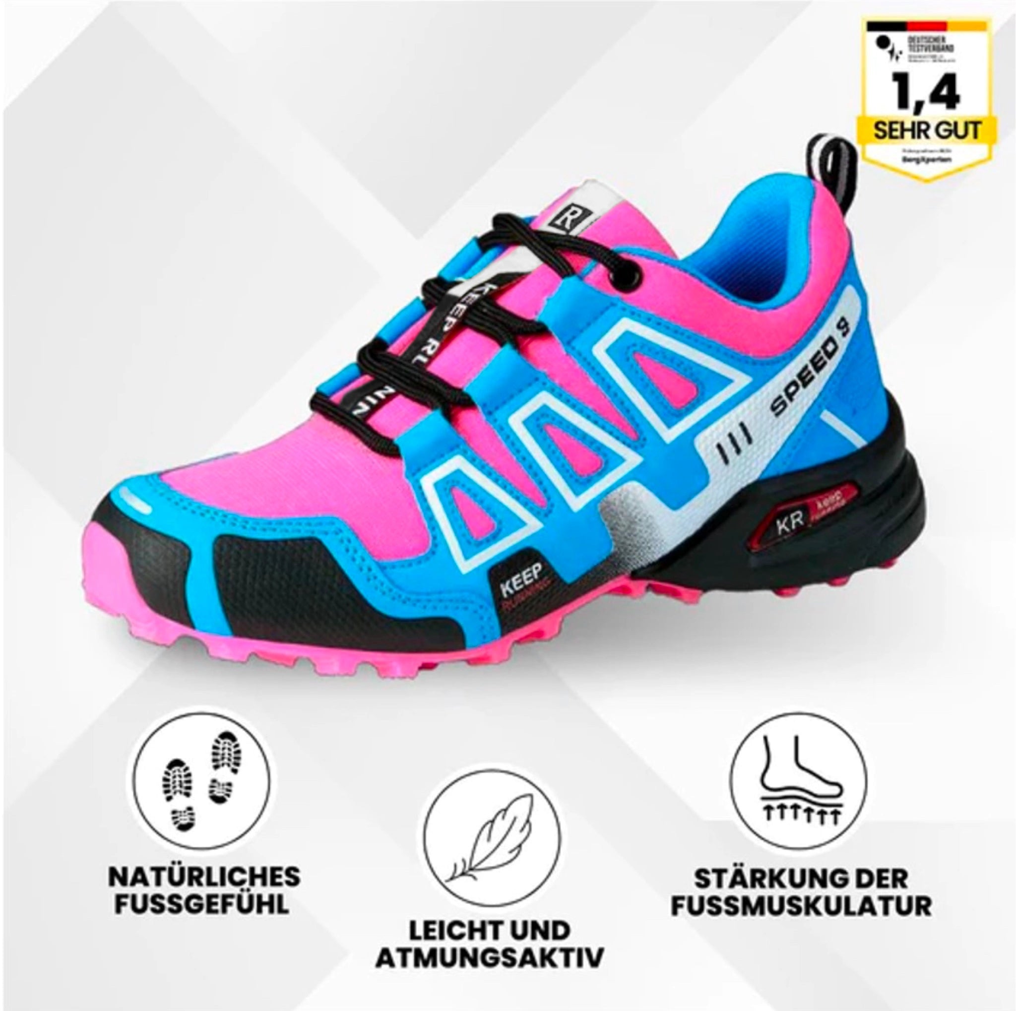 OrthoTrekking - ergonomischer schmerzlindernder Trekking u. Wanderschuh