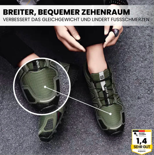 OrthoTrekking IV - ergonomische schmerzlindernde Trekking u.- Wanderschuhe (2025) - Sonderaktion 1+1 Gratis