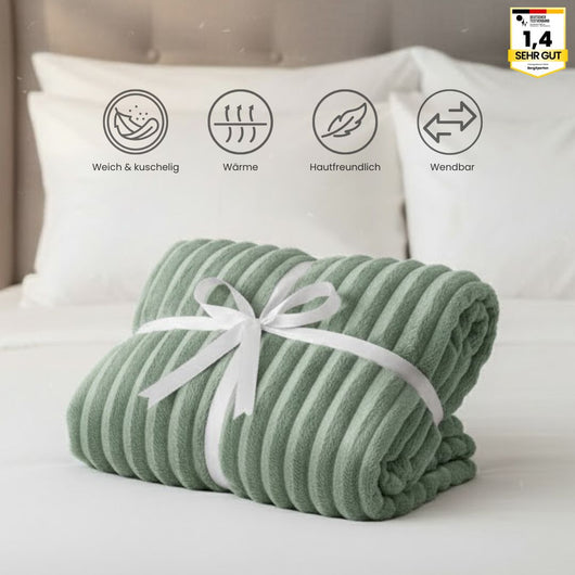 Kuschelwunder Deluxe – Extra Große Premium-Fleece-Decke