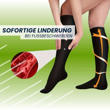 Lade das Bild in den Galerie-Viewer, Caresocks orthopädische Kompressionsstrümpfe - verhindert Krampfadern &amp; entlastet müde Füße - Sonderaktion

