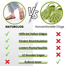 Lade das Bild in den Galerie-Viewer, NaturClogs - ergonomische, rutschfeste und schmerzlindernde Clogs - Sonderaktion 1+1 Gratis
