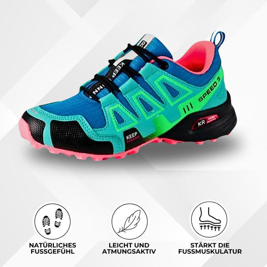 OrthoTrekking - rutschfeste, wasserdichte & ergonomische Wanderschuhe