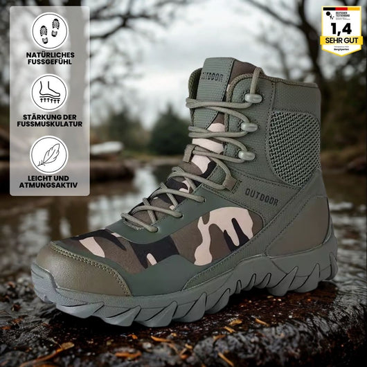 TacticStep - Taktischer, Ergonomischer & Wasserdichter Outdoor-Stiefel