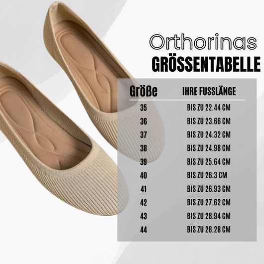 Orthorinas - Gesunde & rutschfeste Ballerinas für mehr Bewegung & Gewichtsverlust
