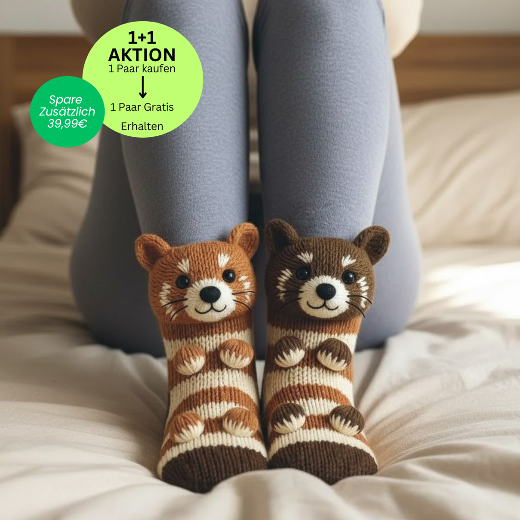 HUGGY Socken Doppelpack – Nie mehr kalte Füße - 1 Paar kaufen, 1 Paar geschenkt!